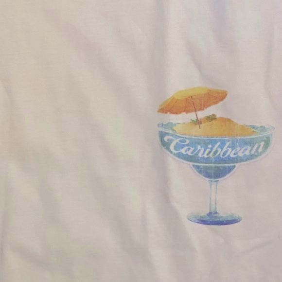 CARIBBEAN LIME MARGARITA TEE SHIRT NWT 0090 - Picture 1 of 2